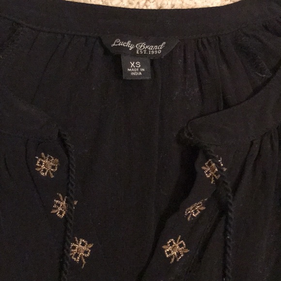 Lucky Brand Sequin Embroidered Dress - Picture 2 of 11
